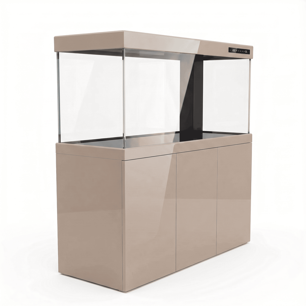 150 Gallon Fish Tank – Ultra Clear Architecture – Warm Taupe Titan Series