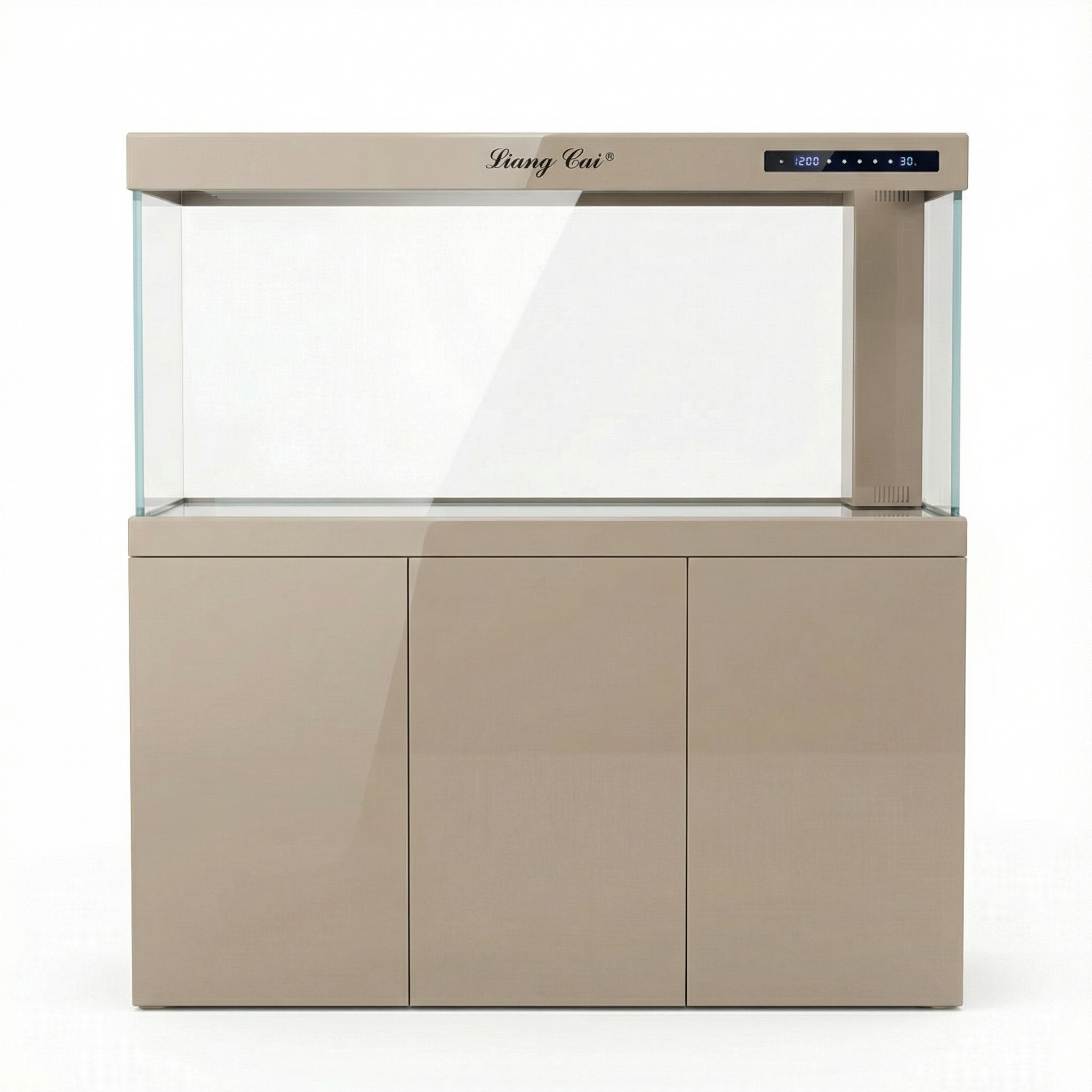 105 Gallon Fish Tank – Ultra Clear Architecture – Beige Titan Series