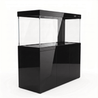 209 Gallon Fish Tank –  Ultra Clear Architecture – Black Titan Series