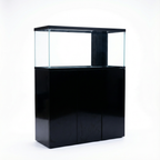 58 Gallon Fish Tank – Ultra Clear Architecture – Black Dominion Core Series