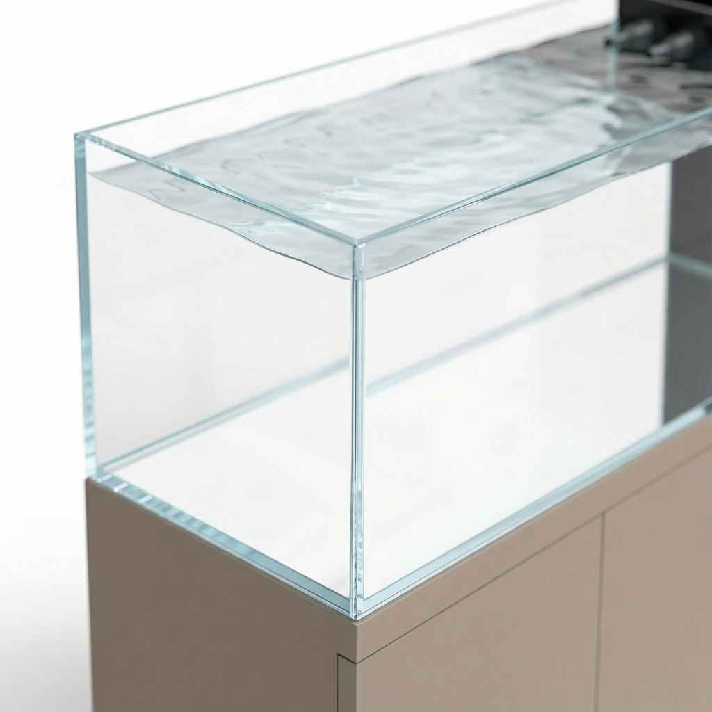 58 Gallon Fish Tank – Ultra Clear Architecture – Beige Dominion Core Series