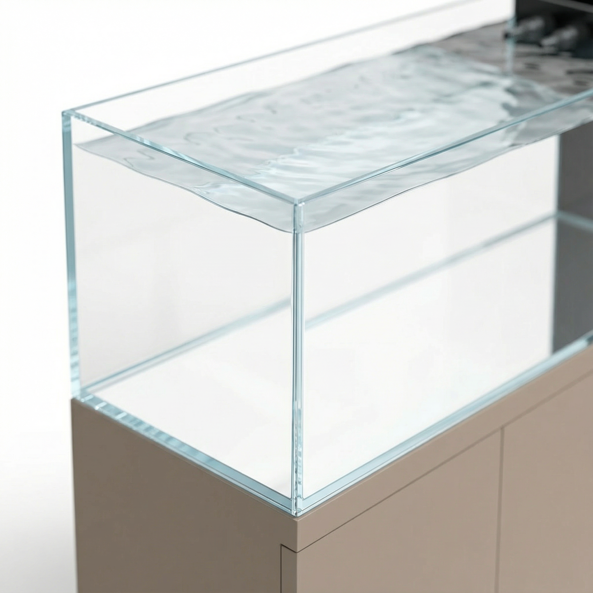 58 Gallon Fish Tank – Ultra Clear Architecture – Beige Dominion Core Series