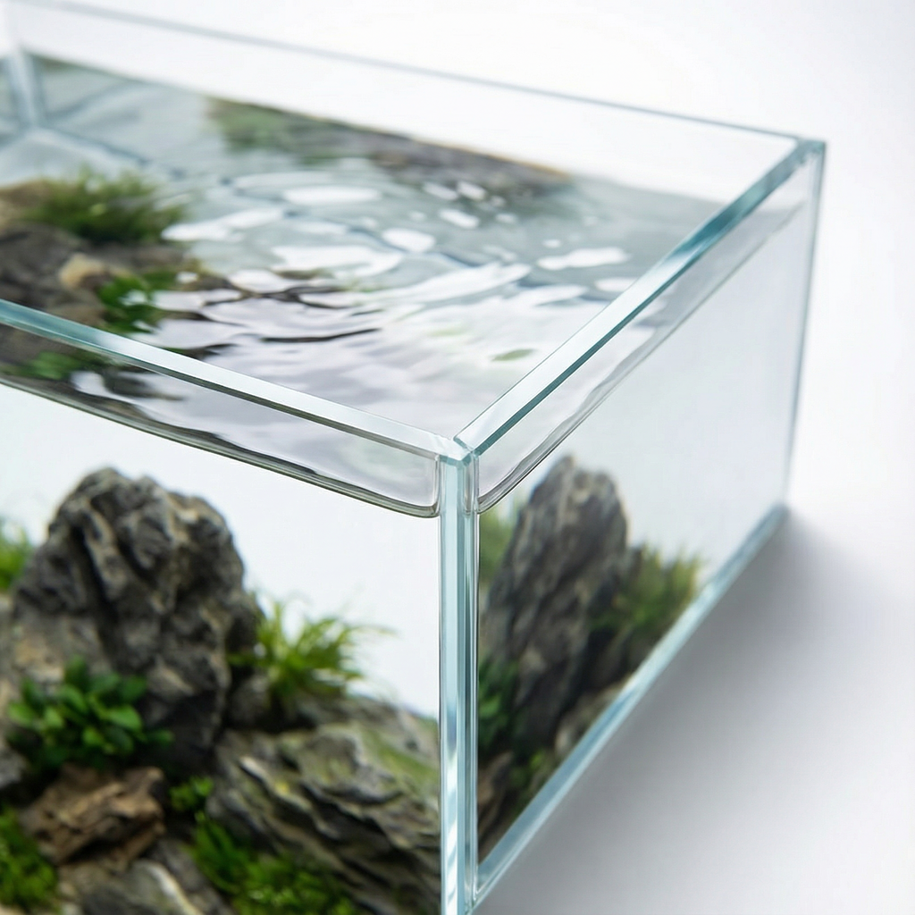 58 Gallon Fish Tank – Ultra Clear Architecture – Grey Dominion Core Series