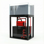 42 Gallon Fish Tank – Ultra Clear Architecture – Black Quantum Series