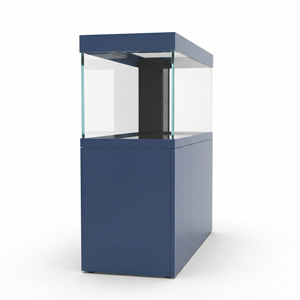 119 Gallon Fish Tank –  Ultra Clear Architecture – Navy Blue Crown Series