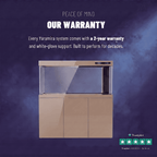 150 Gallon Fish Tank – Ultra Clear Architecture – Warm Taupe Titan Series