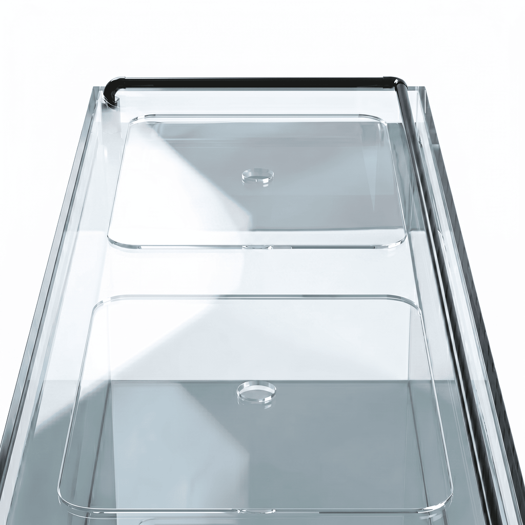 209 Gallon Fish Tank – Ultra Clear Architecture – Grey Crest Series