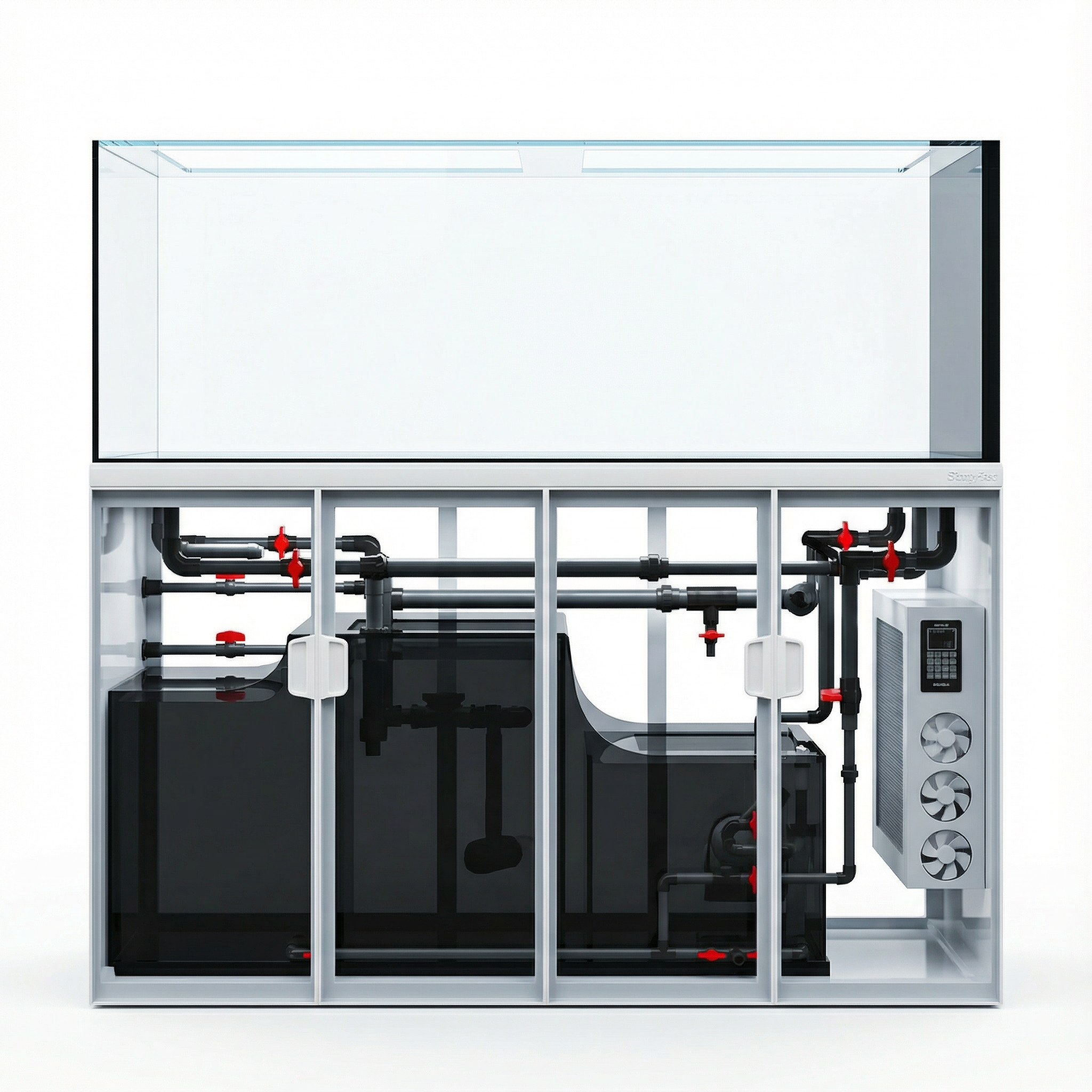 105 Gallon Fish Tank – Ultra Clear Architecture – Arctic Series