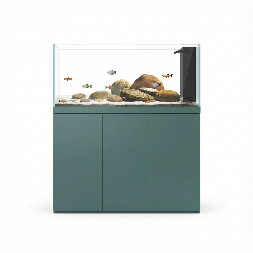 58 Gallon Fish Tank – Ultra Clear Architecture – Green Dominion Core Series