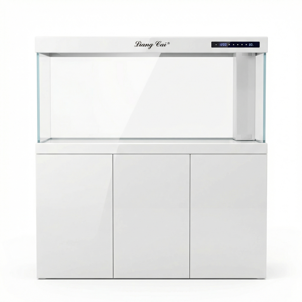 105 Gallon Fish Tank – Ultra Clear Architecture – White Titan Series