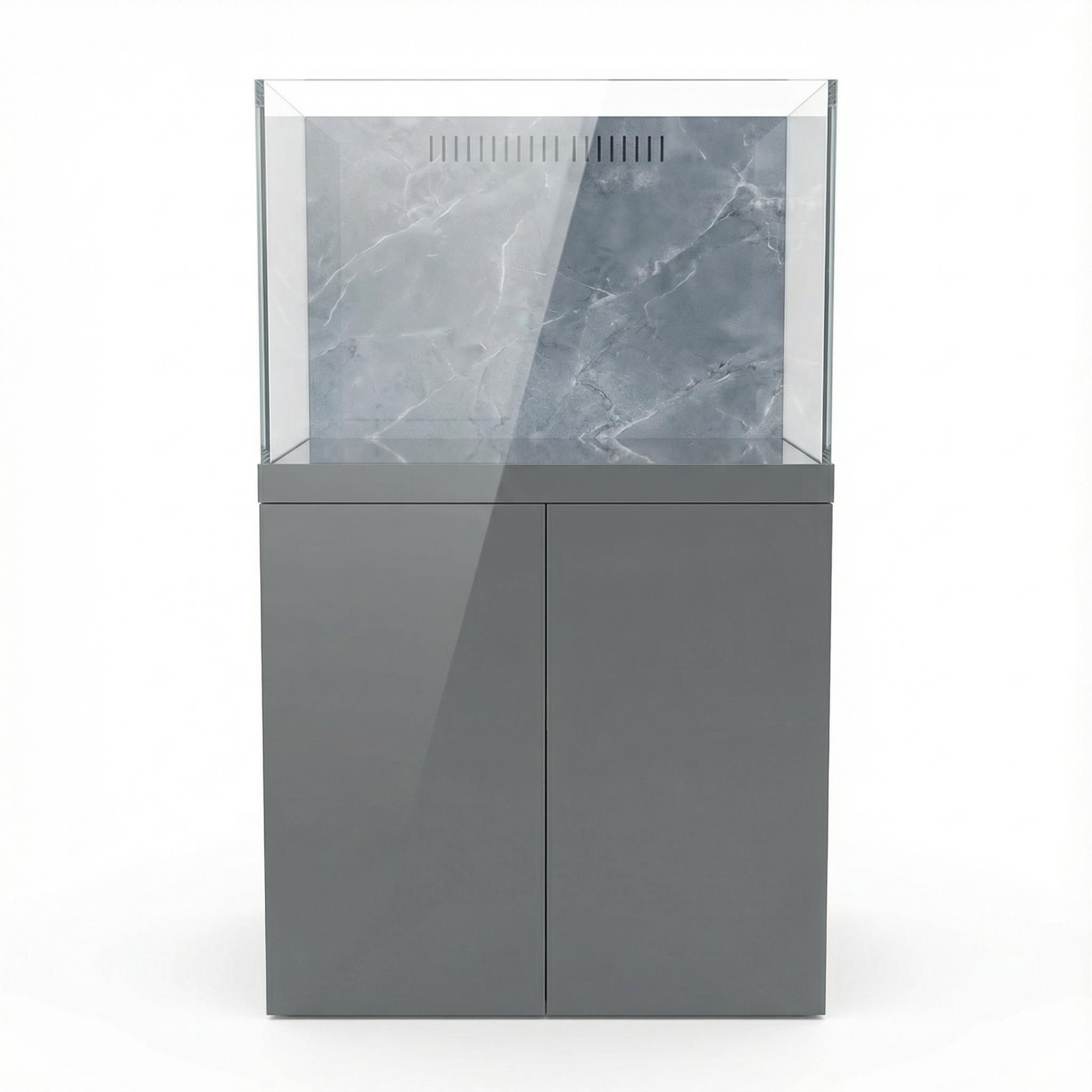 42 Gallon Fish Tank – Ultra Clear Architecture – Grey Halo Series