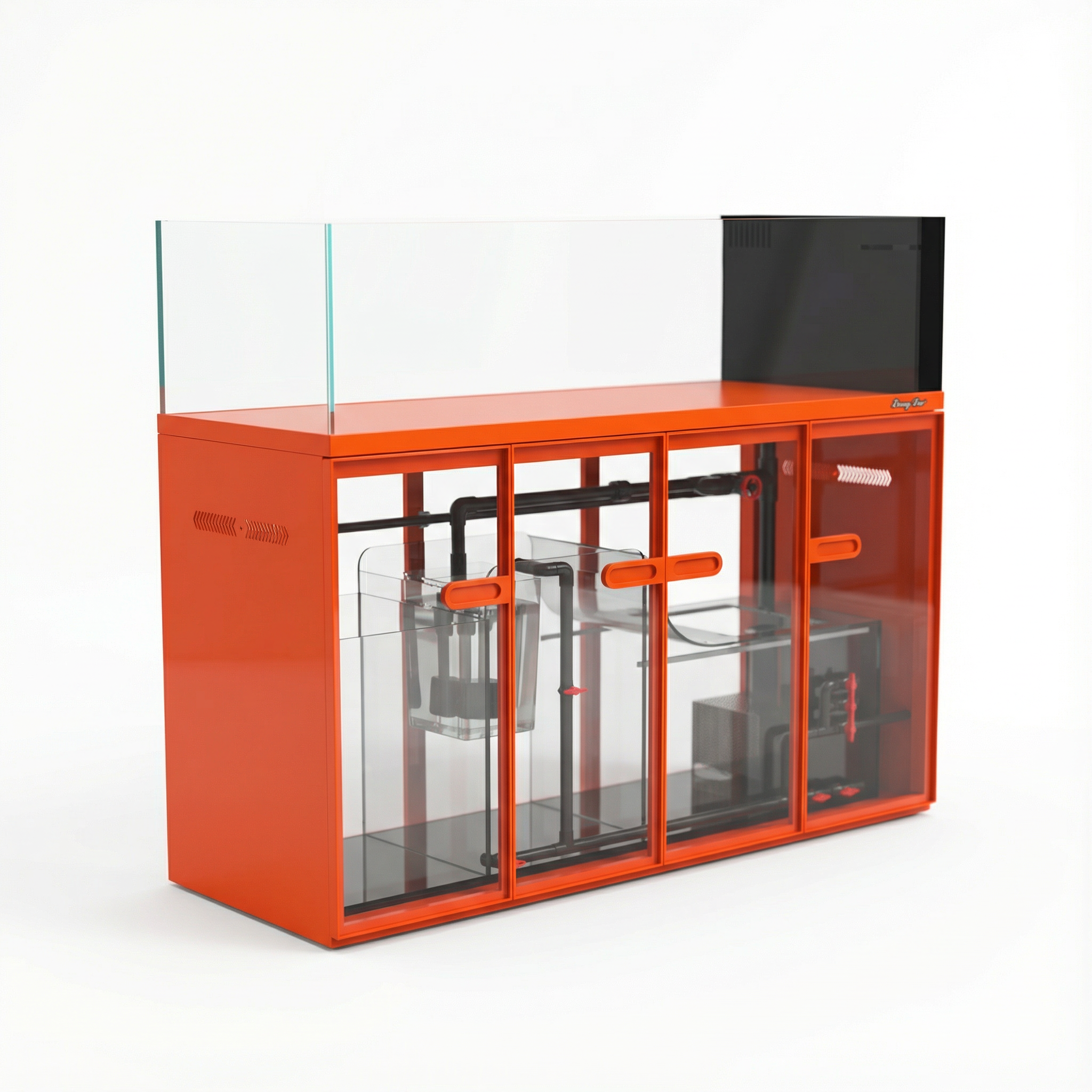 119 Gallon Fish Tank – Ultra Clear Architecture – Red Crest Series