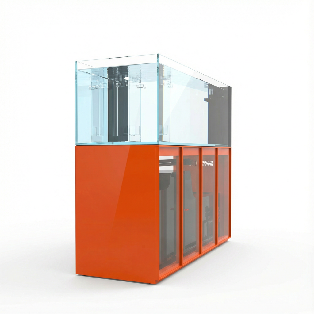 119 Gallon Fish Tank – Ultra Clear Architecture – Red Crest Series