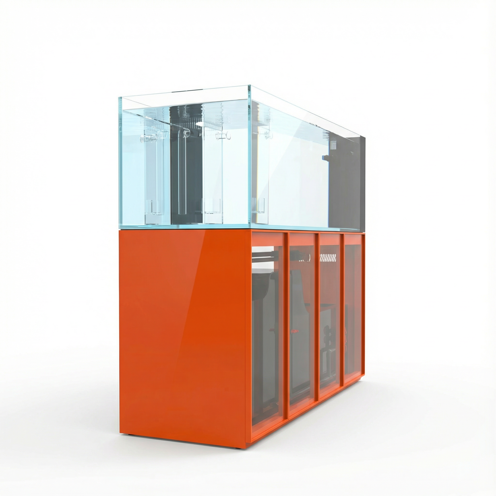 119 Gallon Fish Tank – Ultra Clear Architecture – Red Crest Series