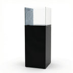 13 Gallon Fish Tank  – Ultra-Clear Architecture – Black Tower Series