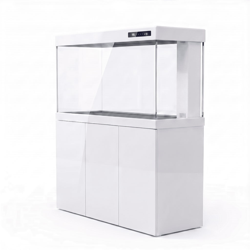 150 Gallon Fish Tank –  Ultra Clear Architecture – White Titan Series