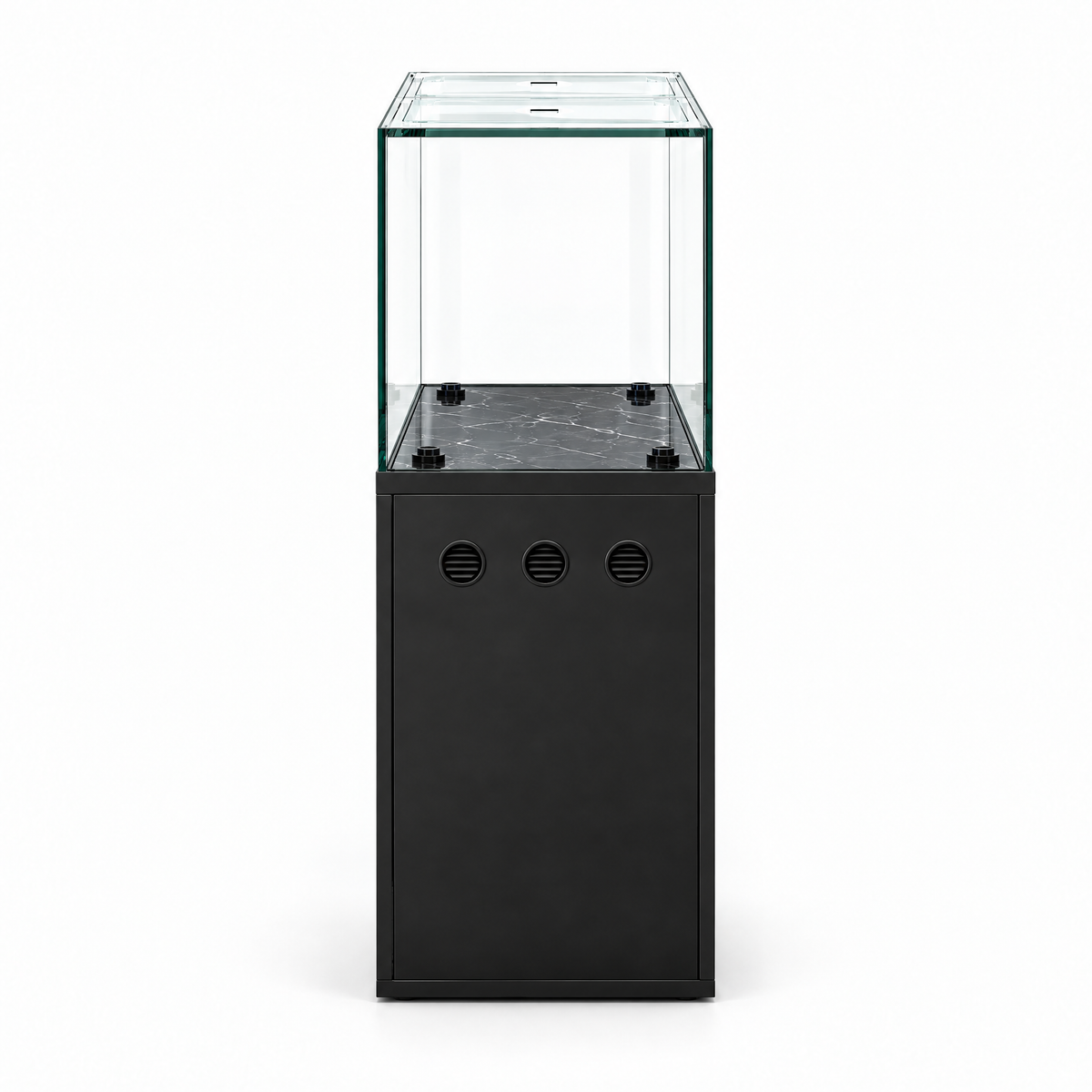 Clearview aquarium, side view with ventilation ports