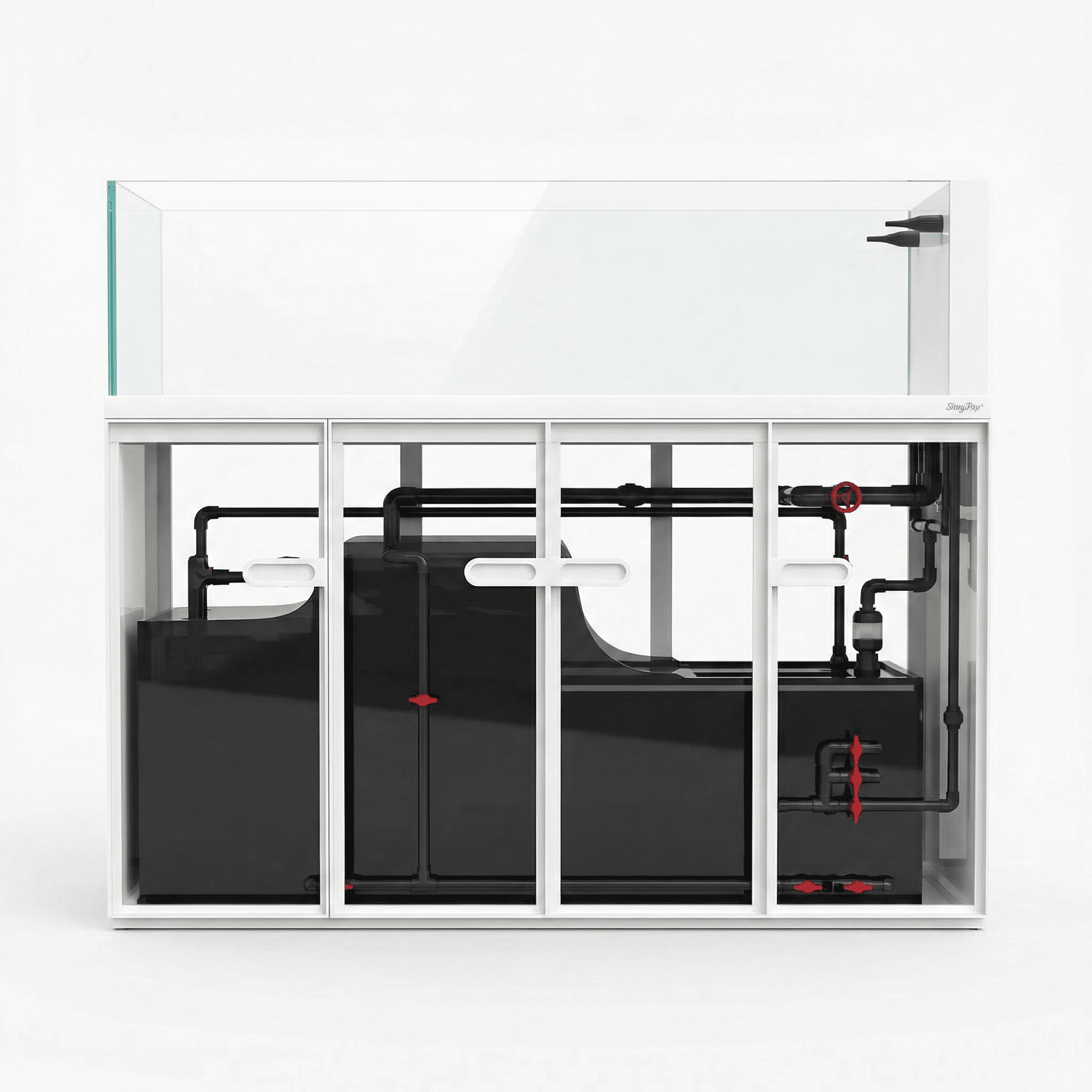 105 Gallon Fish Tank – Ultra Clear Architecture – Arctic Series