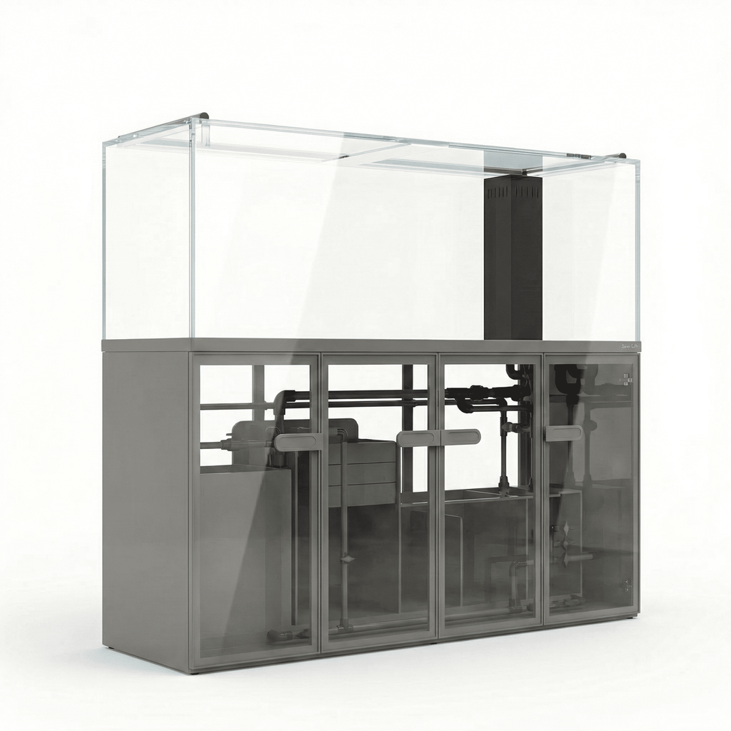 209 Gallon Fish Tank – Ultra Clear Architecture – Grey Crest Series