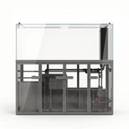 209 Gallon Fish Tank – Ultra Clear Architecture – Grey Crest Series