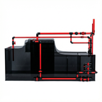 119 Gallon Fish Tank – Ultra Clear Architecture – Red Crest Series