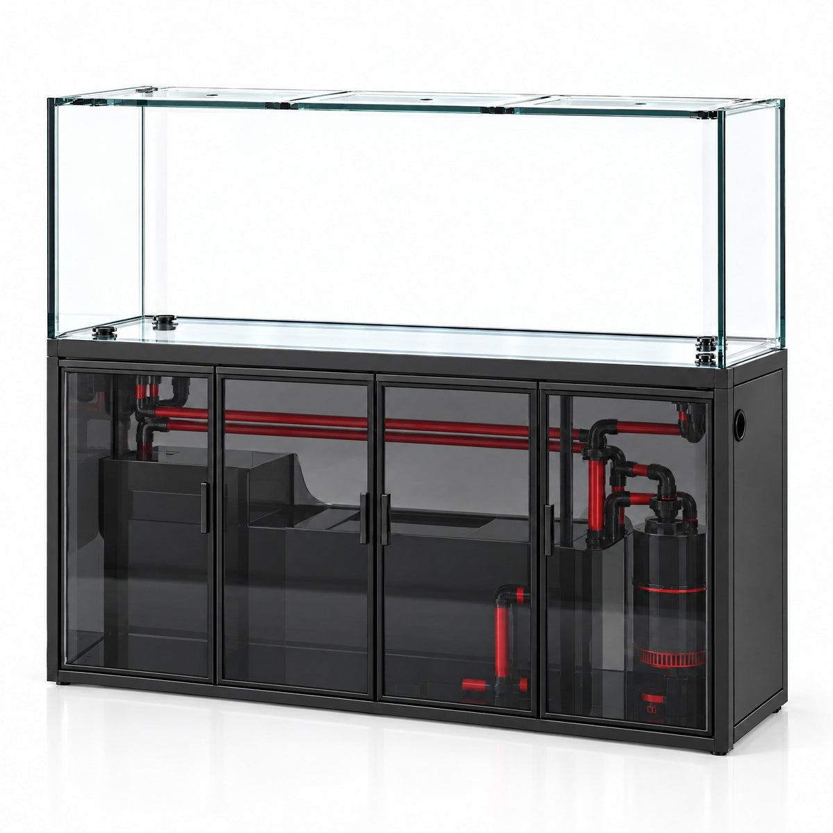 130 Gallon Fish Tank – Ultra Clear Architecture – Black Clearview Series