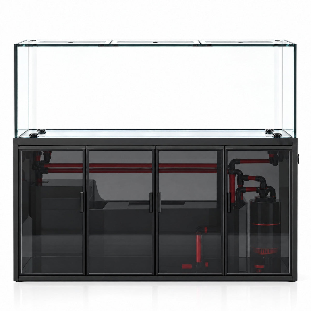 206 Gallon Fish Tank – Ultra Clear Architecture – Black Clearview Series
